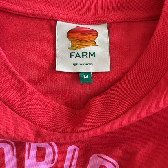 Farm Rio  Tropical Red T-Shirt - Picture 2 of 2